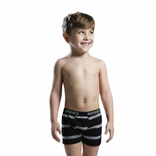 4 - Kit 3 Cueca Boxer Infantil Nawes